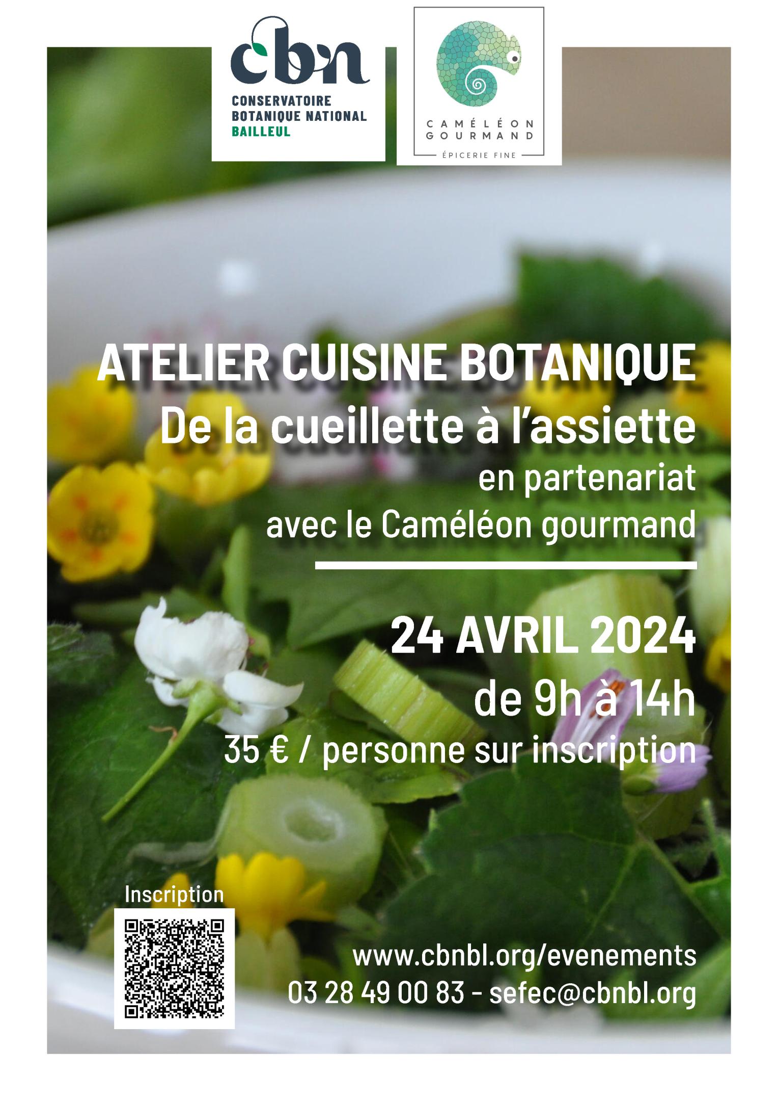 Atelier "cuisine botanique" au CBN de Bailleul