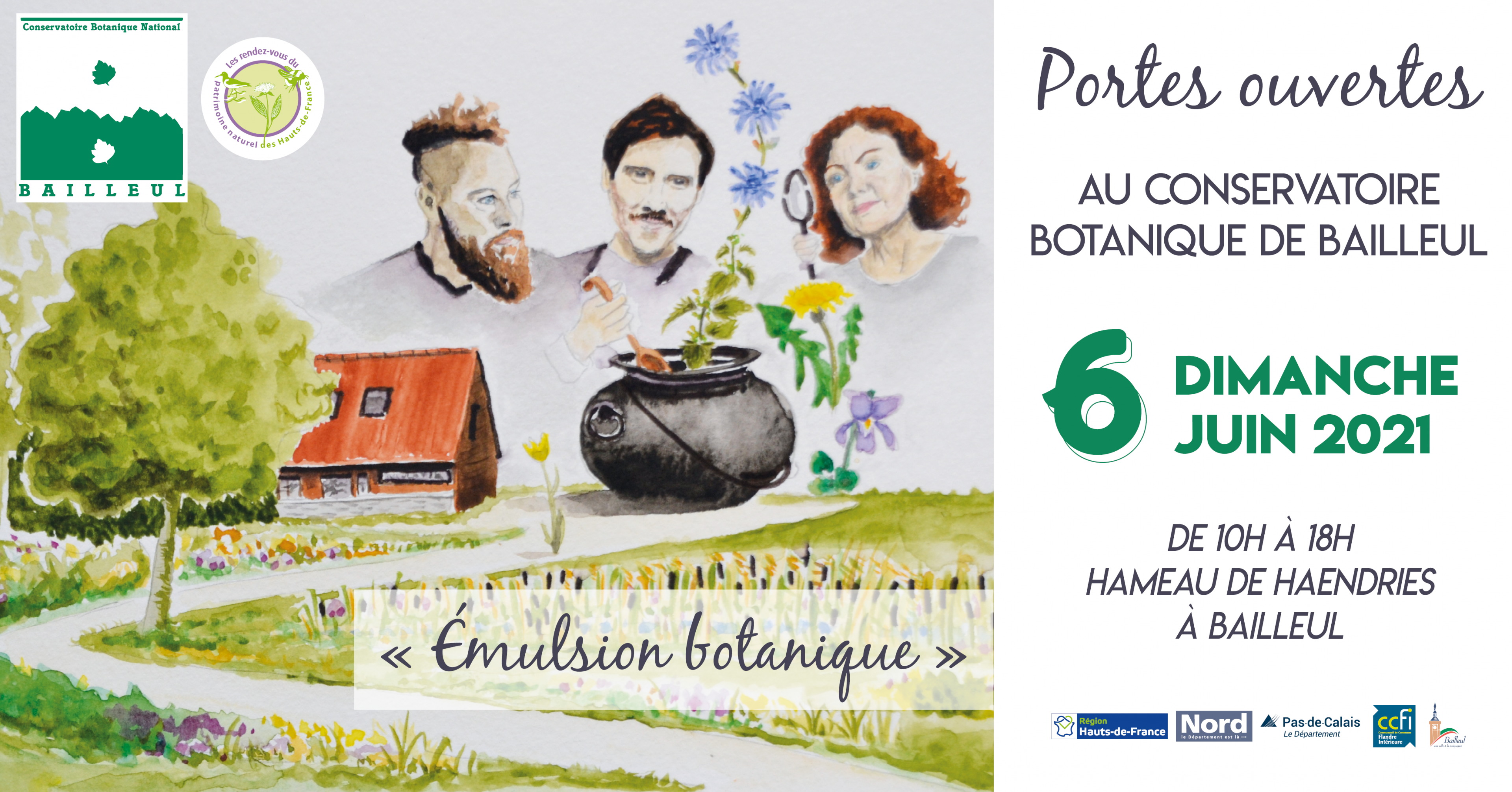 "Émulsion botanique" au Conservatoire botanique national de Bailleul