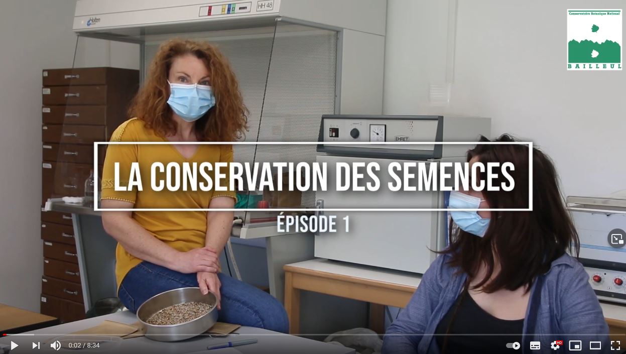 vidéo conservation semences CBNBL