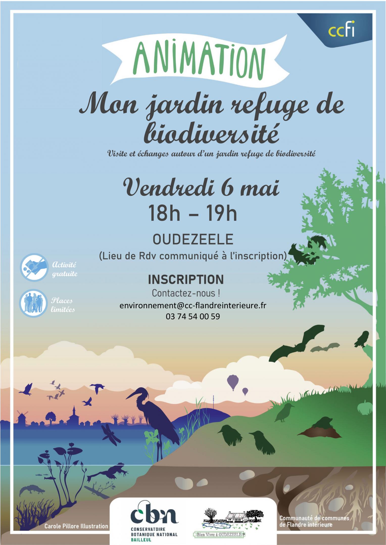 "Mon jardin refuge de biodiversité" à Oudezeele (Nord)