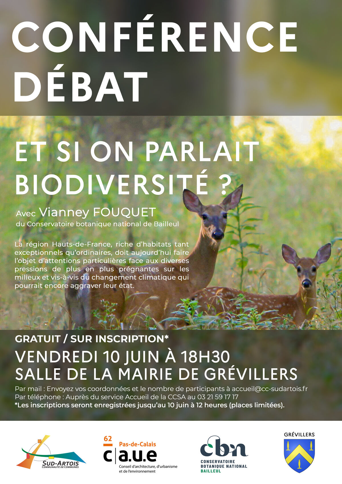 Conférence-débat sur la biodiversité à Grévillers (62)