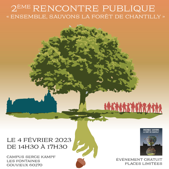 2e rencontre publique "Ensemble, sauvons la forêt de Chantilly"