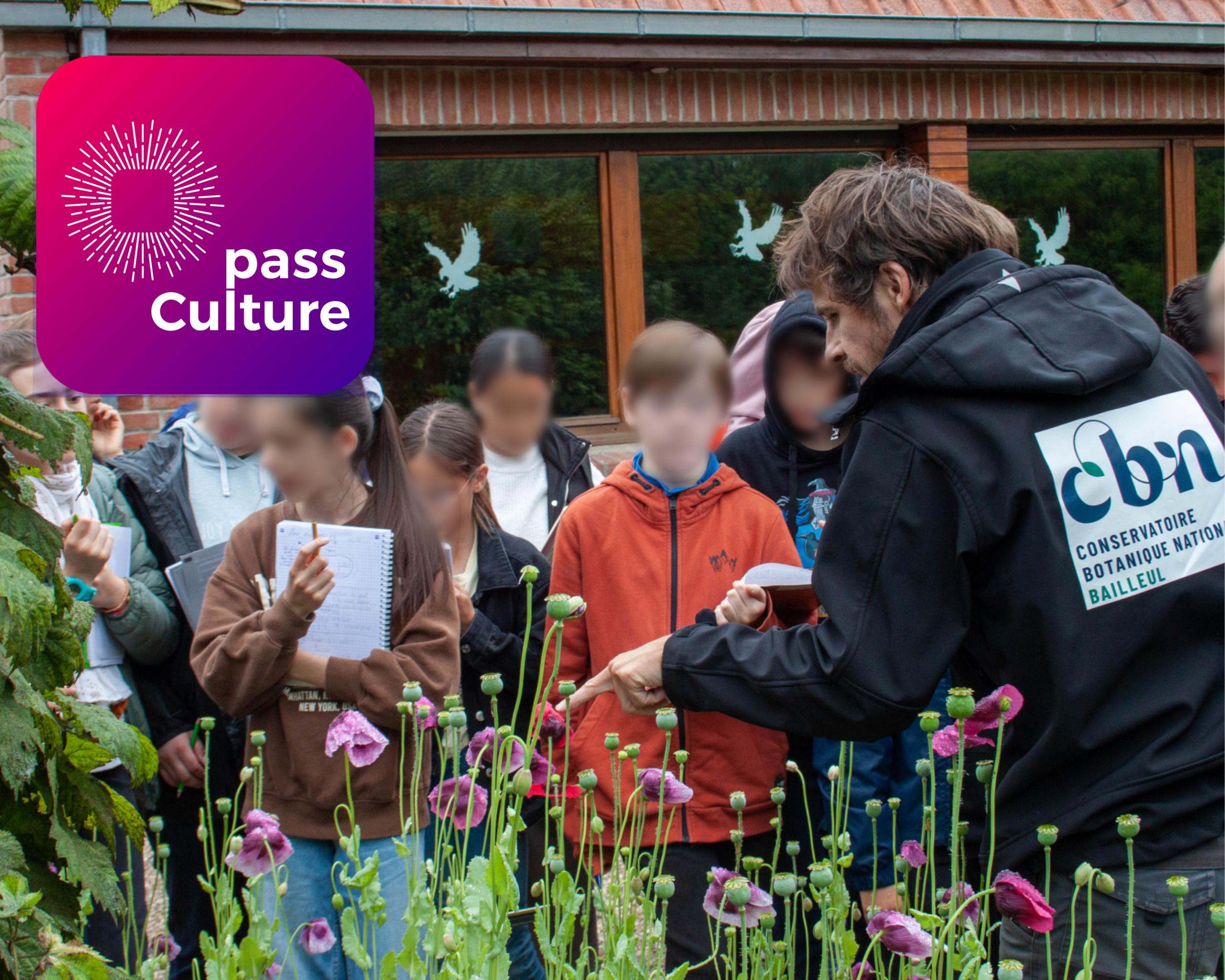 Enseignants en collèges et en lycées : avec le Pass culture, profitez des animations du CBN de Bailleul !