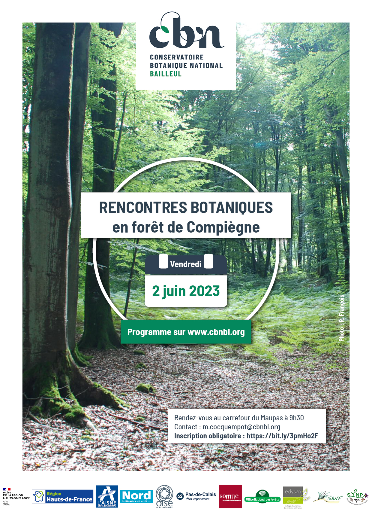 Participez aux Rencontres botaniques 2023 en forêt de Compiègne !