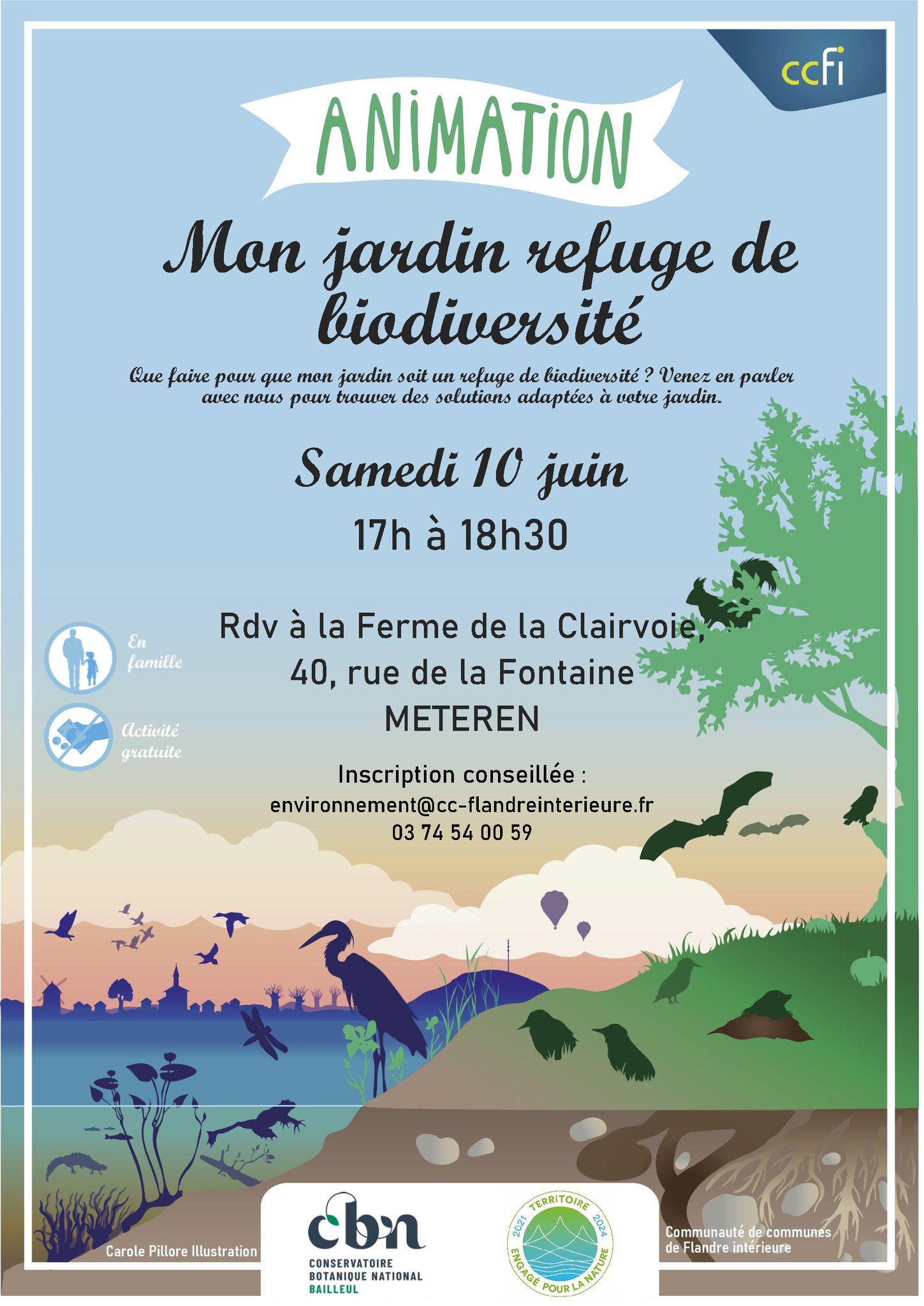 "Mon jardin refuge de biodiversité" à Météren (Nord)