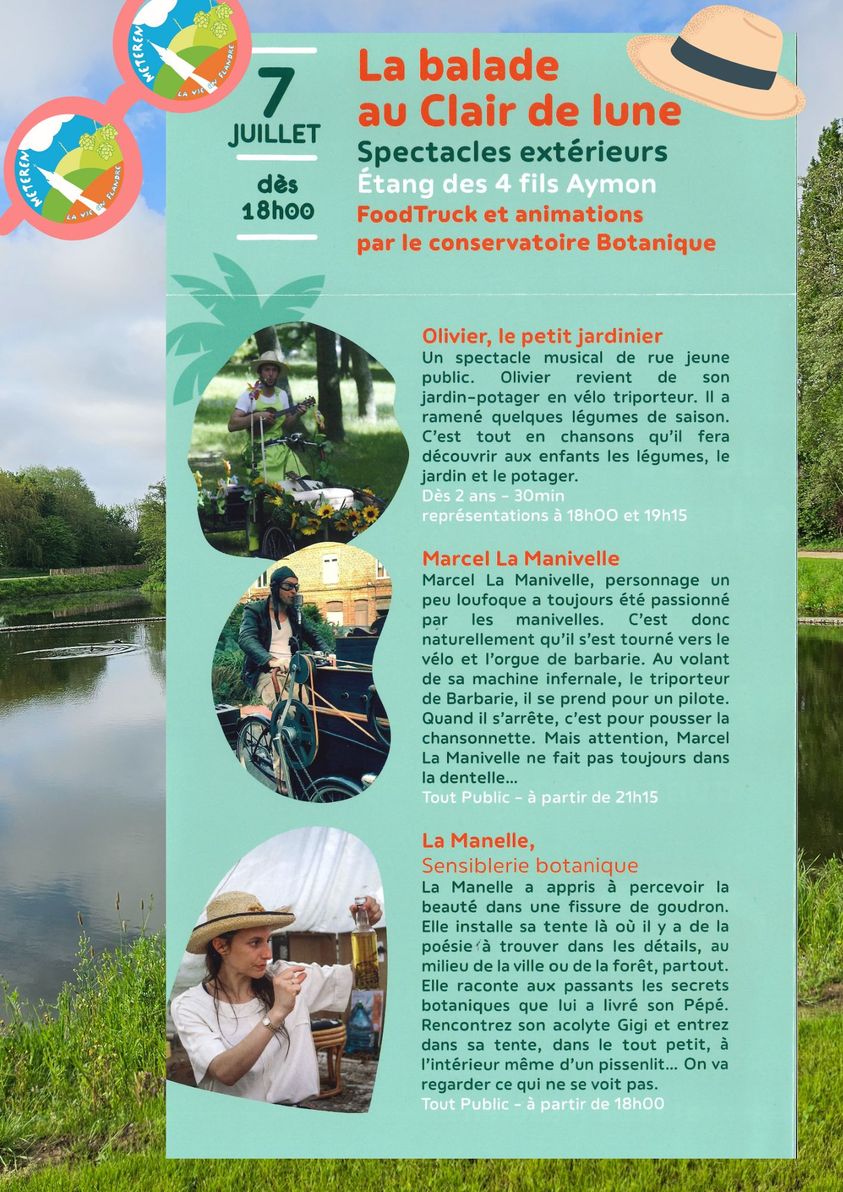 "La balade au Clair de lune" - Étang des 4 fils Aymon, Méteren (Nord)