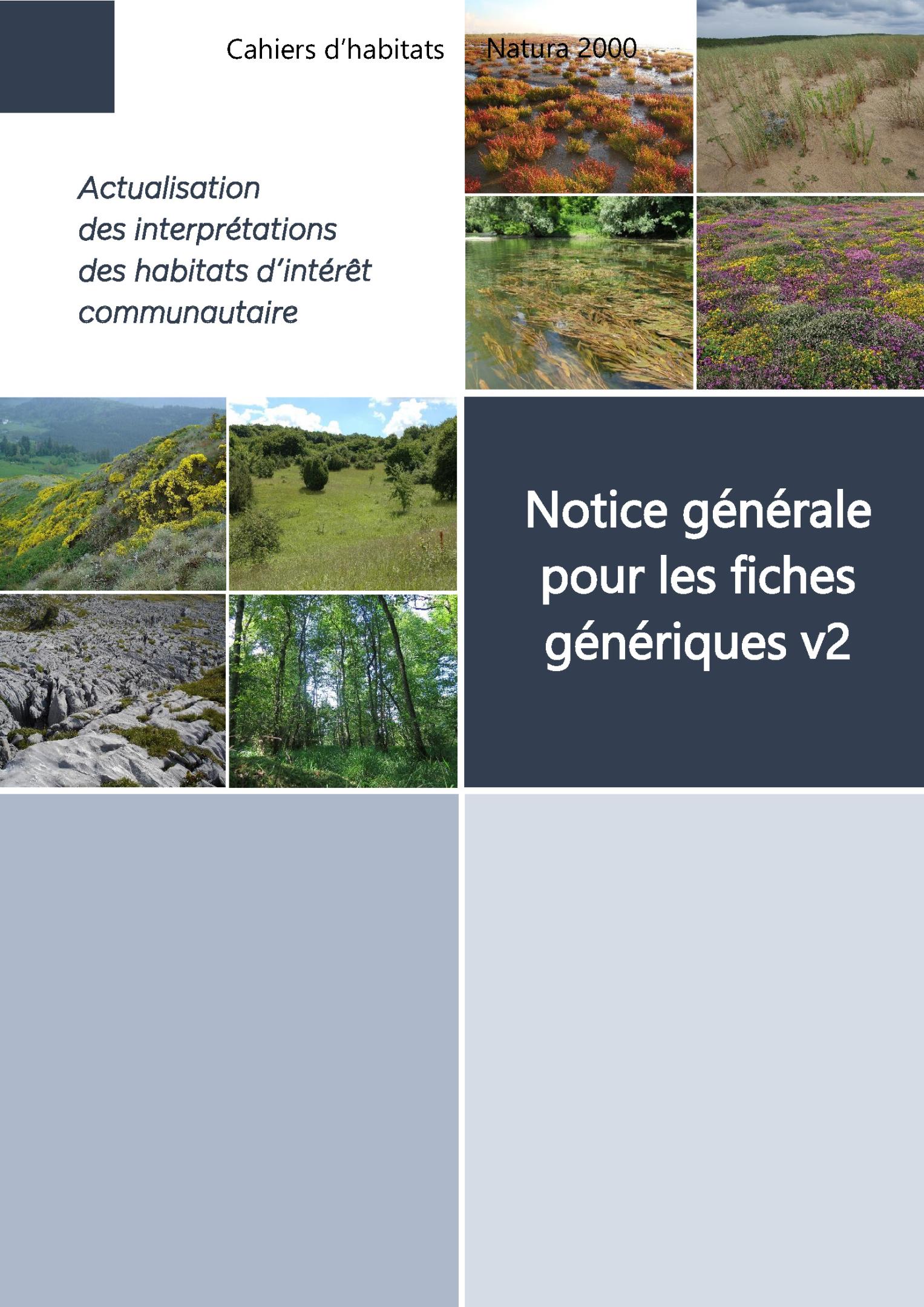 « Une version 2 des « Cahiers d’habitats »