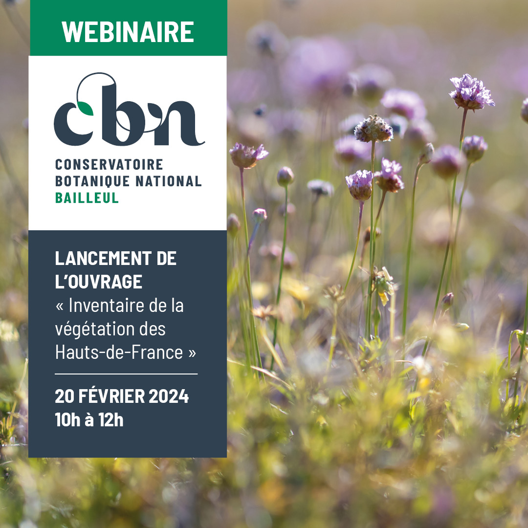 Webinaire de lancement de l'ouvrage "Inventaire de la végétation des Hauts-de-France"
