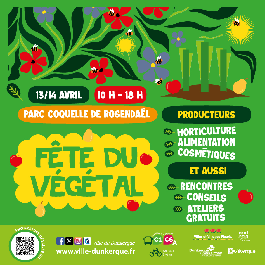 Fête du végétal au parc Coquelle de Rosendaël (Nord)