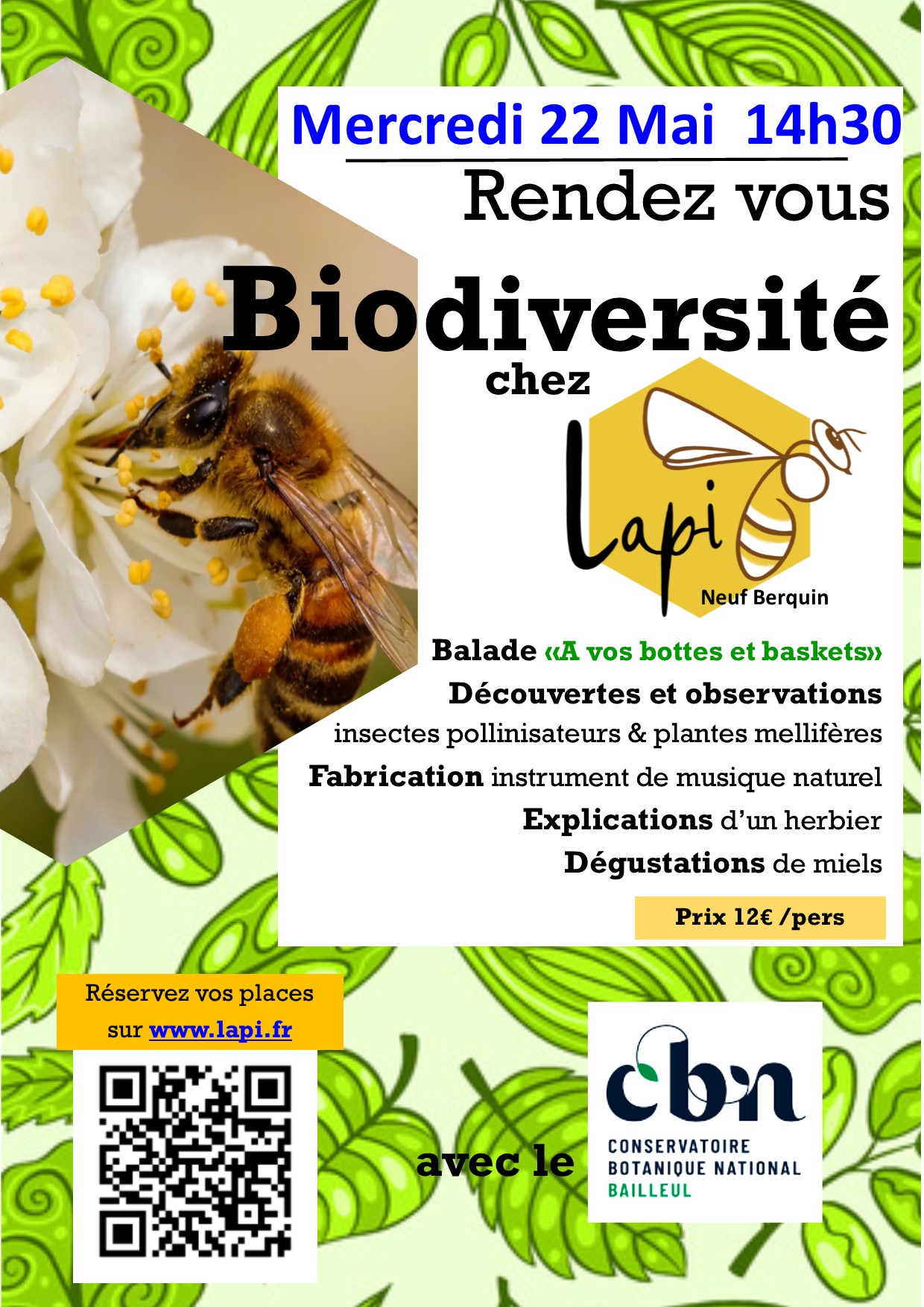 "Rendez-vous biodiversité" chez Lapi à Neuf-Berquin (Nord)