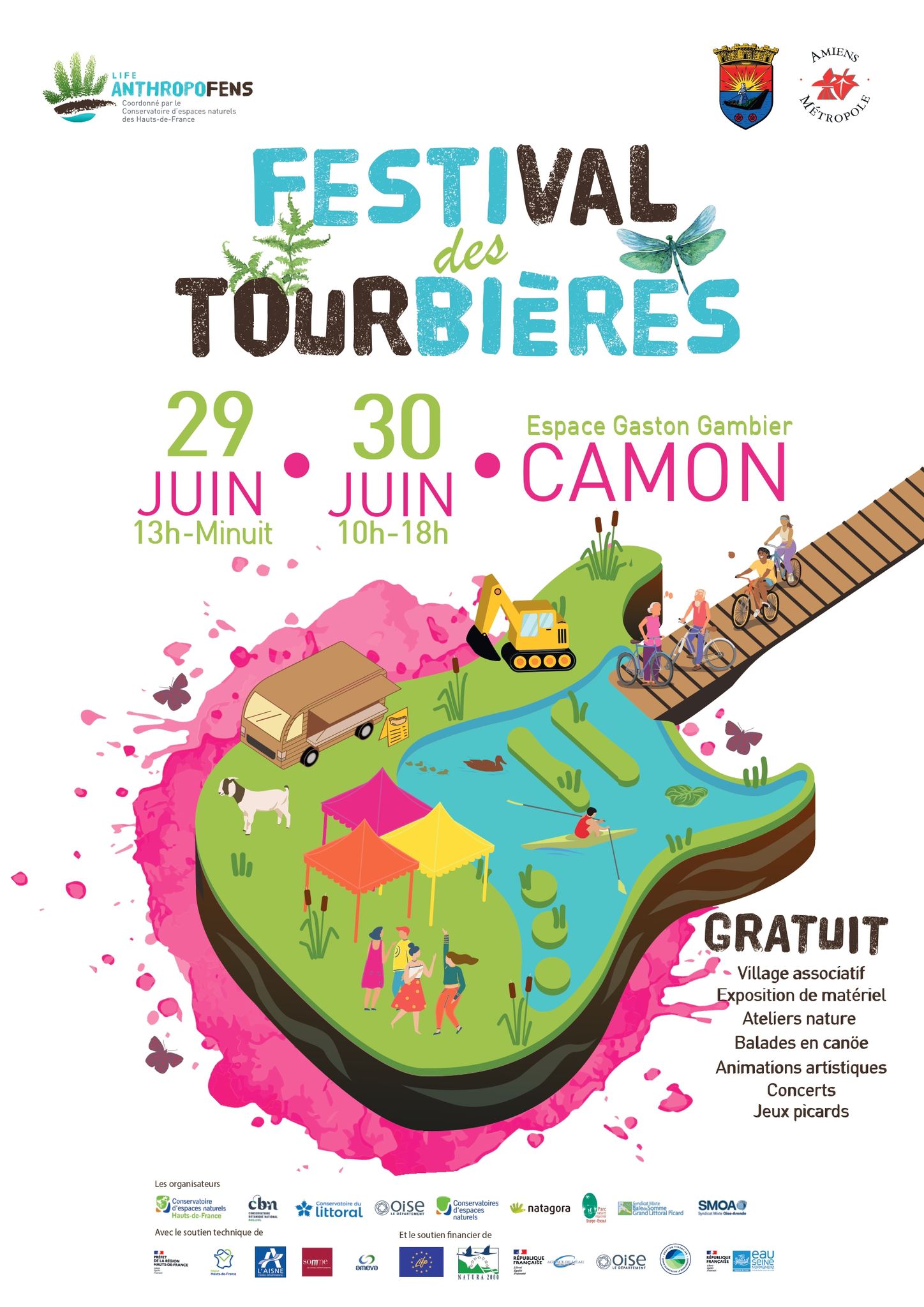 Festival des tourbières à Camon (Somme)