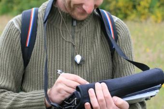 Botaniste au travail