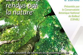 Conférence "les services rendus par la nature" à la Grange nature de Clairmarais (62)