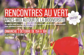 Rencontres au vert à la Ferme d'en Haut (Villeneuve d'Ascq, Nord)