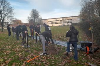 Une semaine de plantation avec les jeunes de la Cité scolaire des Flandres !