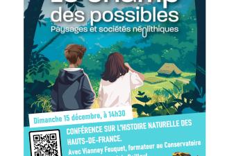 Conférence “L’histoire naturelle des Hauts-de-France” à la Maison de l’Archéologie (Dainville, Pas-de-Calais)