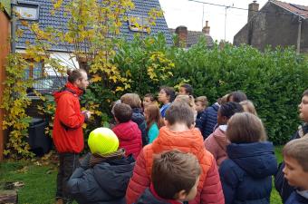 Programme Manuterra : le CBN de Bailleul accompagne des enfants de l'école Lamartine de Rosendaël (Nord)