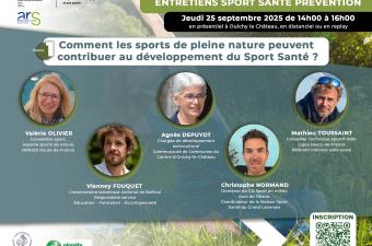 Conférence : Comment les sports de pleine nature peuvent contribuer au développement du Sport Santé ? - Oulchy-le-Château (Aisne)